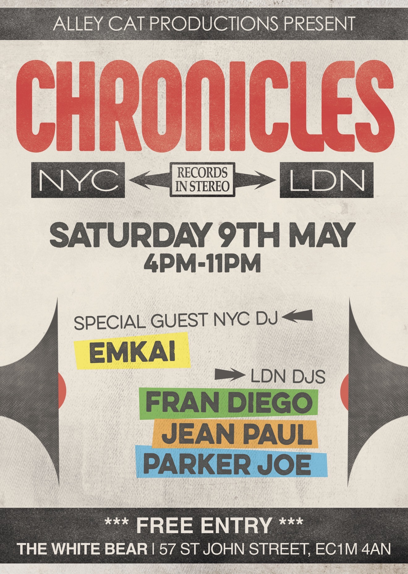 Chronicles - NYC to LDN