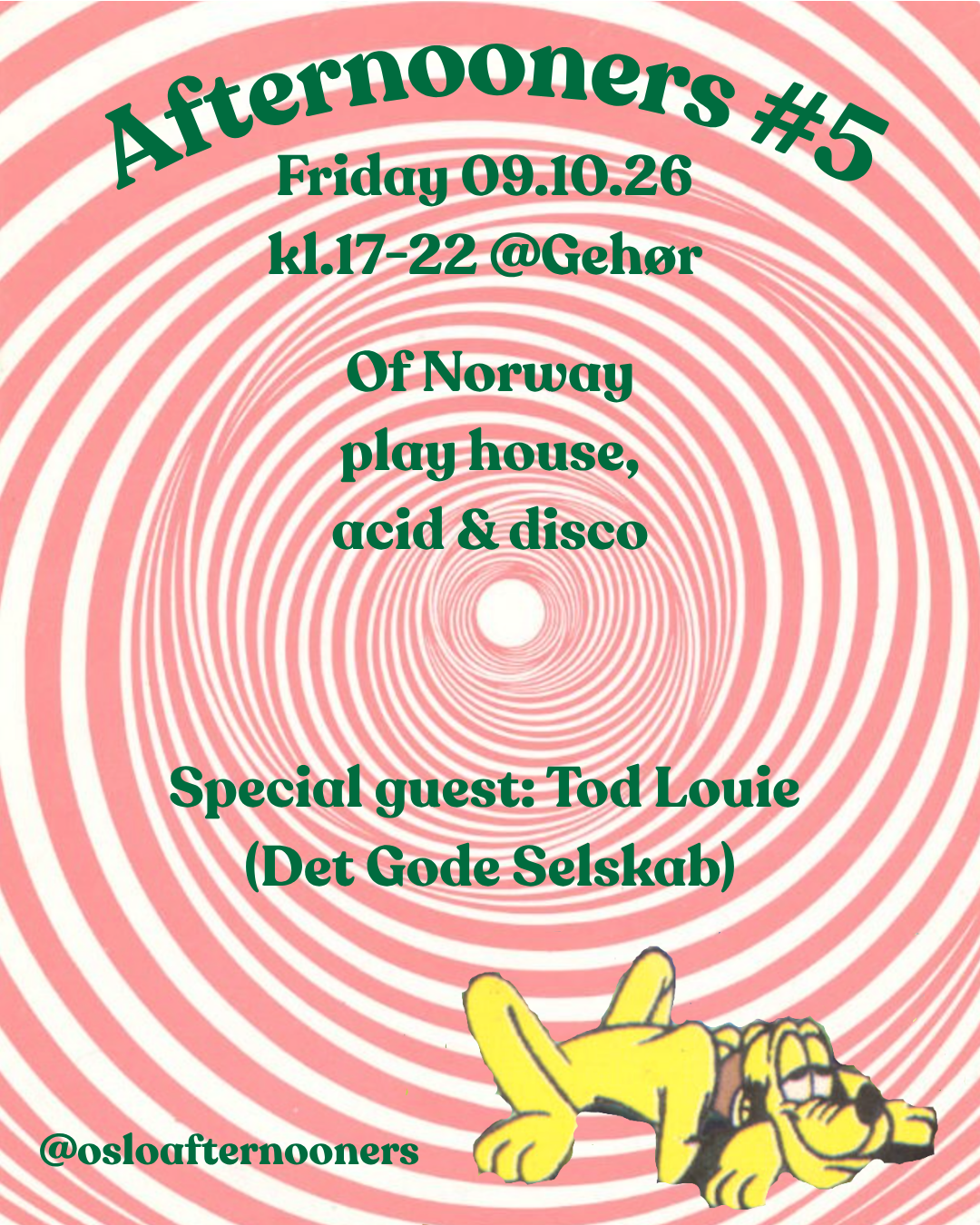 Afternooners 5 with DJs Of Norway & Tod Louie