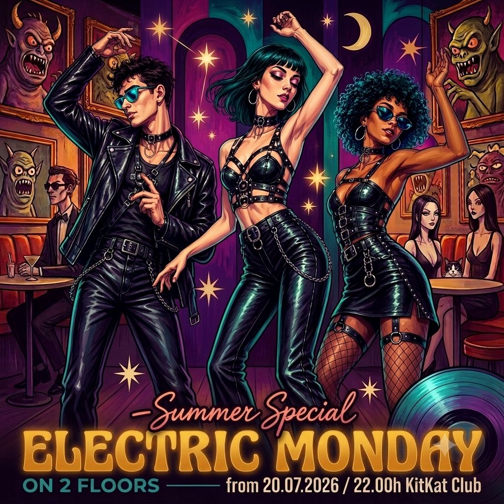Electric Monday@KitKat Club on 2 Floors
