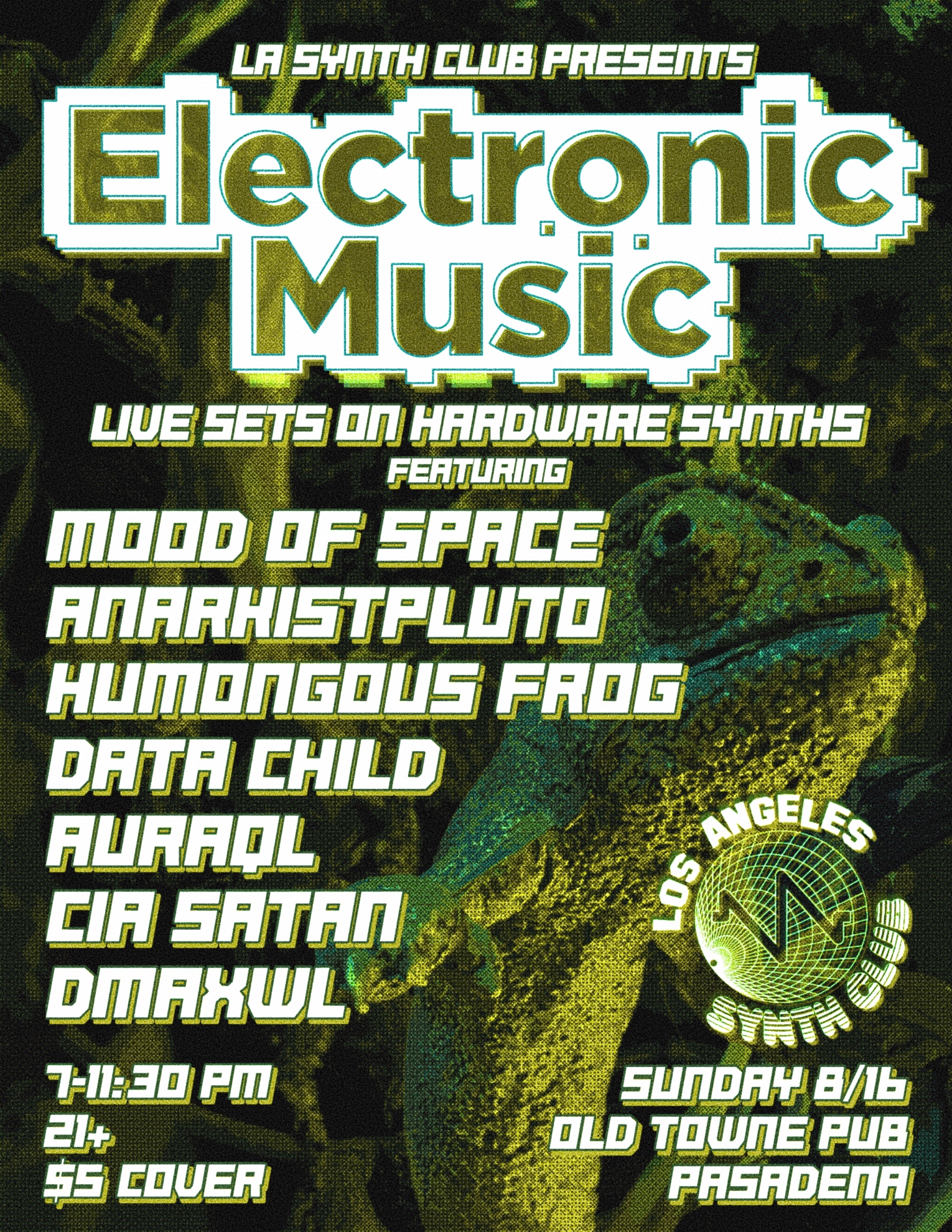 LA Synth Club presents Electronic Music - Old Towne Pub