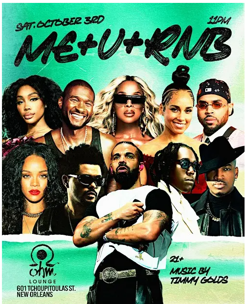 ME + U + RNB at Ohm Lounge