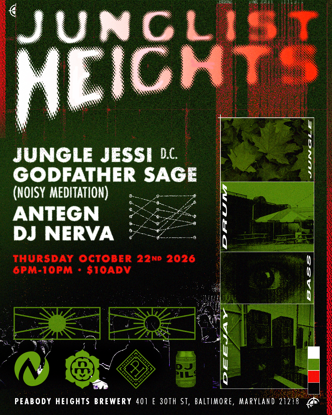 Junglist Heights: Jungle Jessi, Godfather Sage, Antegn, DJ Nerva