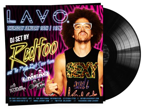 Redfoo Of Lmfao at Lavo New York, New York City