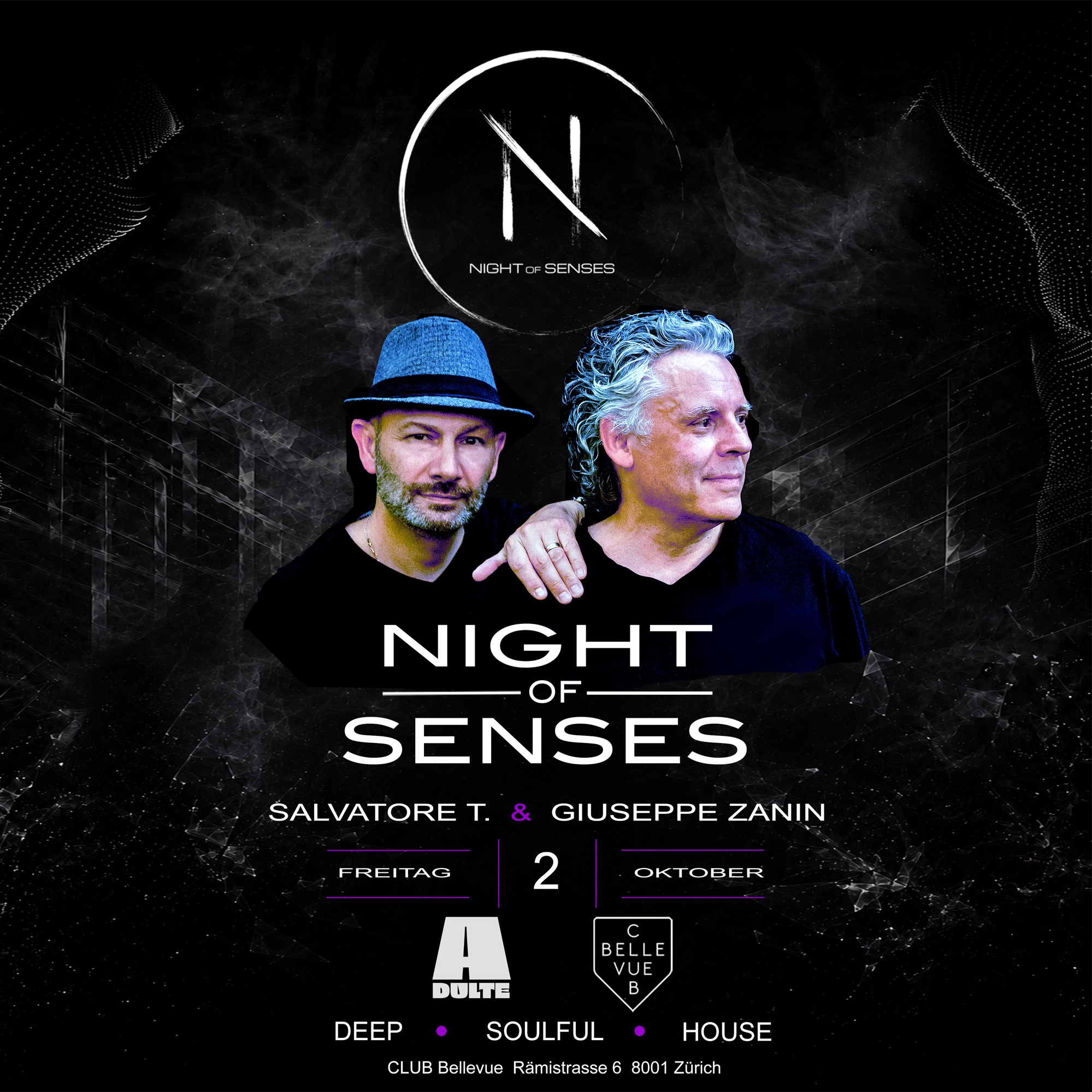 ADULTE: NIGHT OF SENSES - DEEP SOULFUL HOUSE