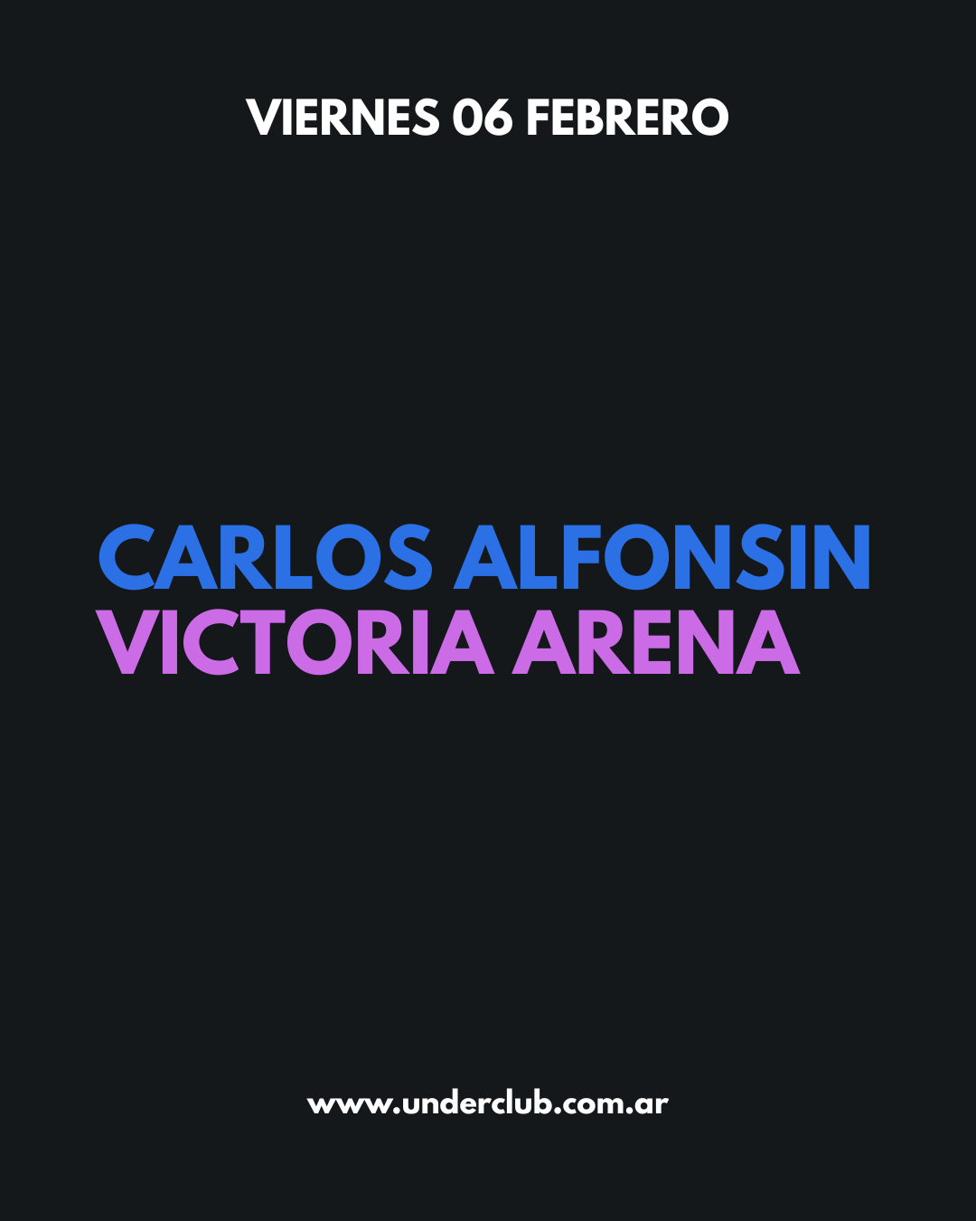 CARLOS ALFONSIN - Victoria Arena