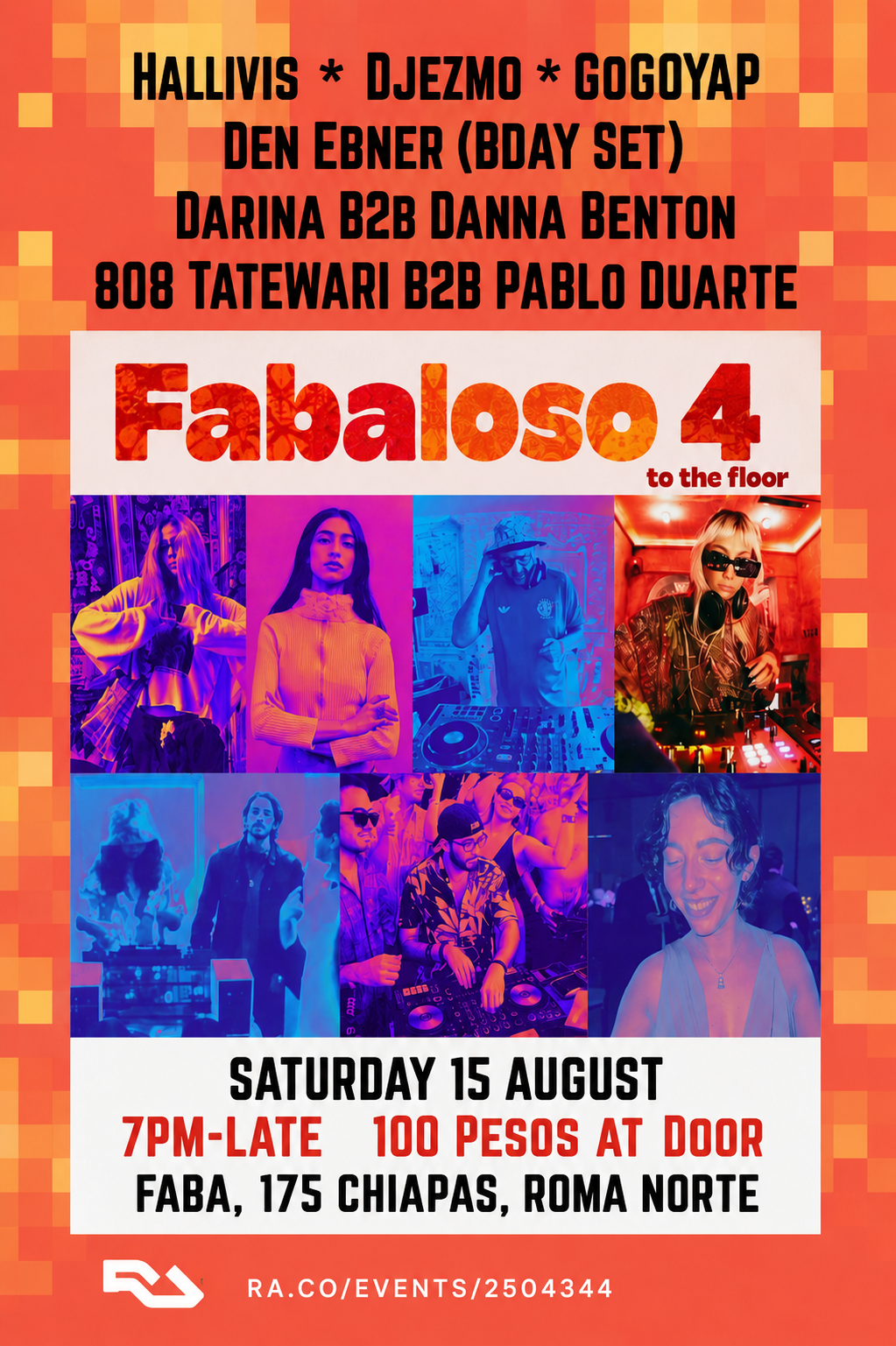 Flyer de FabaLOSO 4 to the FLOOR