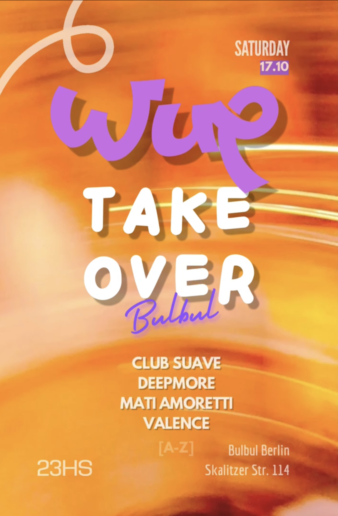 WUP TAKE OVER: Club Suave, Deepmore, Mati Amoretti, VALENCE
