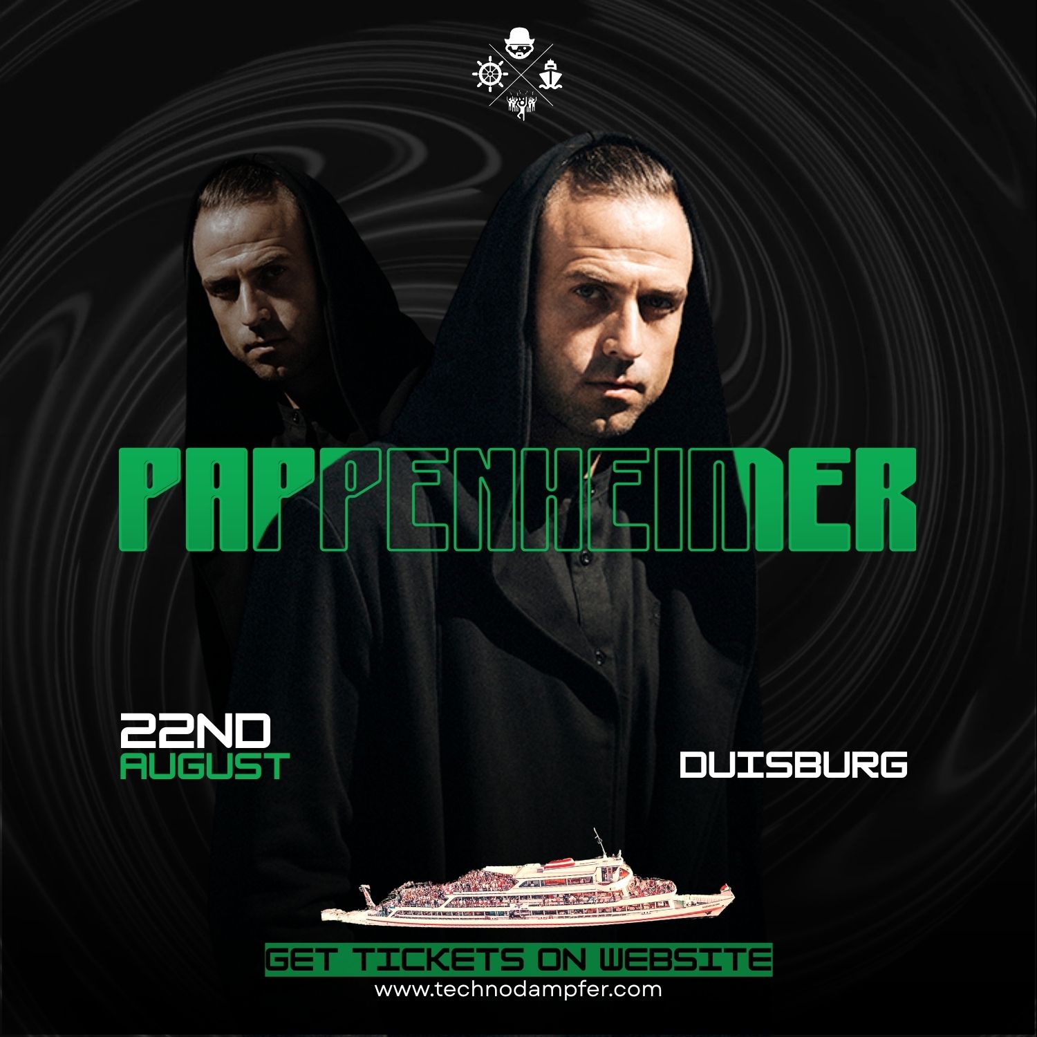 Techno Dampfer Duisburg with Pappenheimer