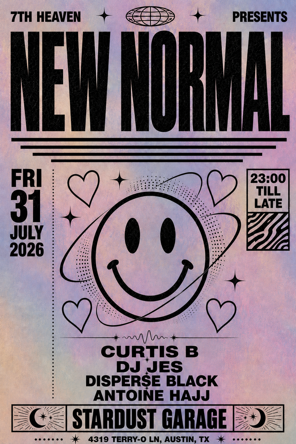 New Normal 7: Curtis Bledsoe, Dj Jes, Disperse Blk, Antoine Hajj