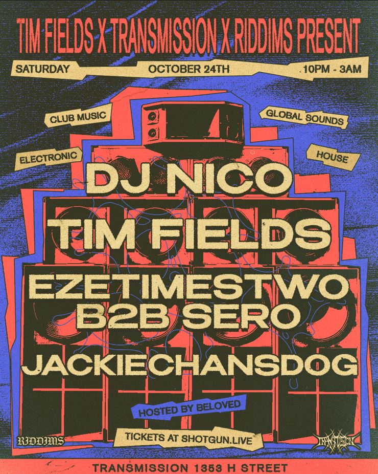 Dj Nico pres by TIM FIELDS X RIDDIMS x TRANSMISSION