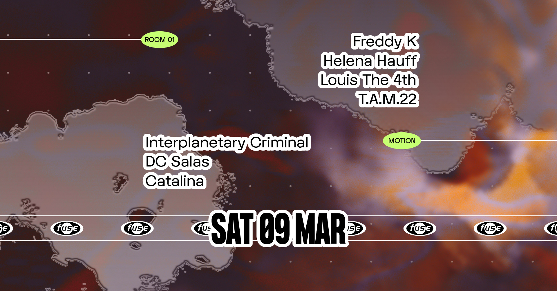 Fuse presents: Freddy K, Helena Hauff & Interplanetary Criminal