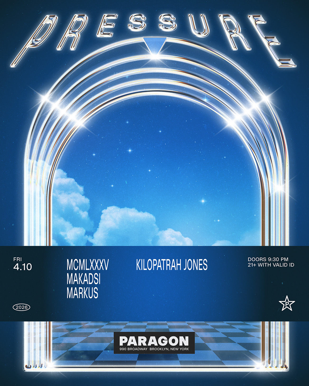 Pressure: MCMLXXXV, Makadsi, Markus + Kilopatrah Jones