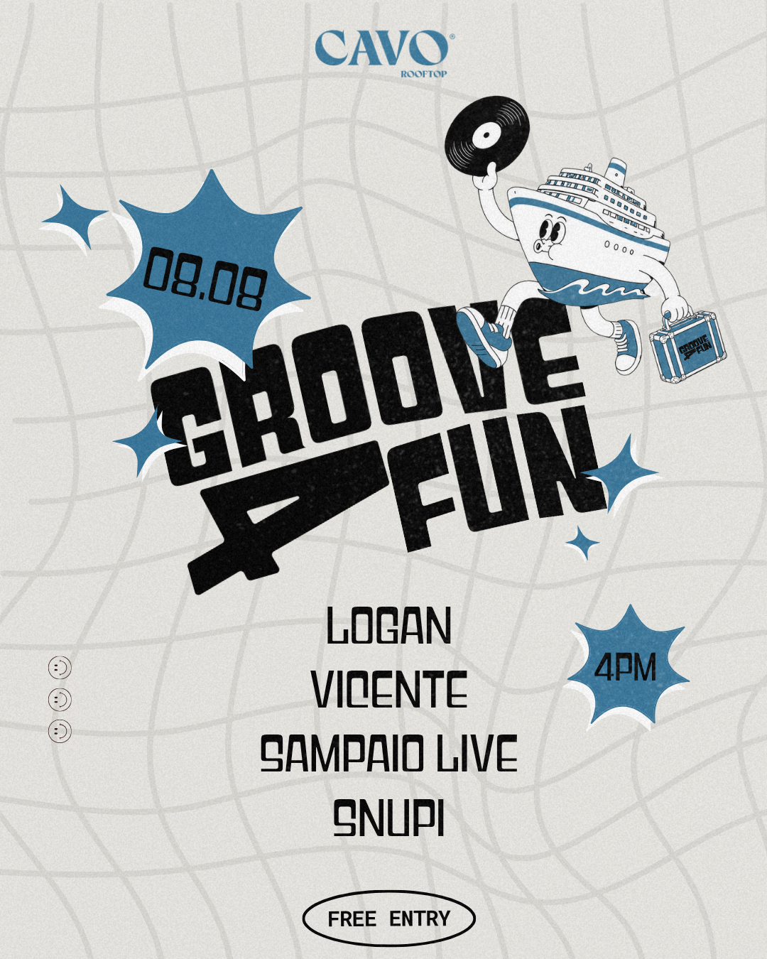 groove4fun W/ Sampaio LIVE flyer
