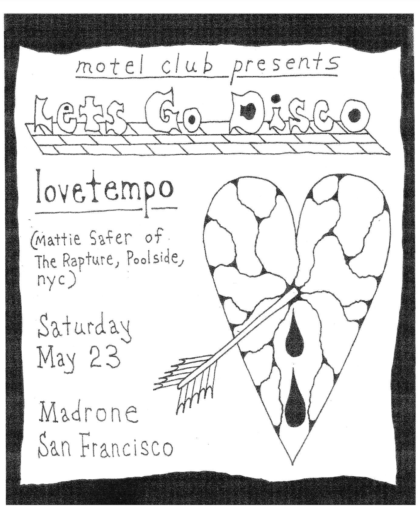 motel club presents LETS GO DISCO with lovetempo