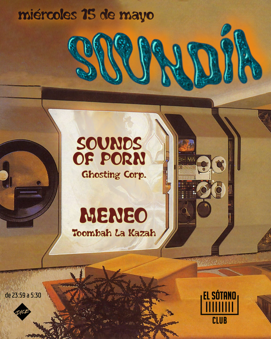 Especial San Isidro Soundía: Sounds Of Porn, Meneo en EL SÓTANO, Madrid