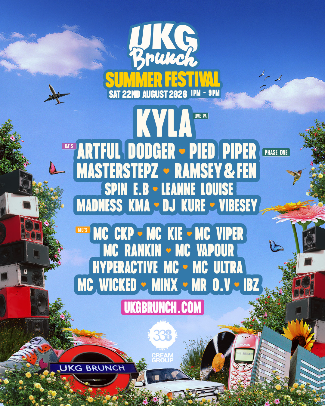 UKG Brunch - OUTDOOR SUMMER FESTIVAL at Studio 338