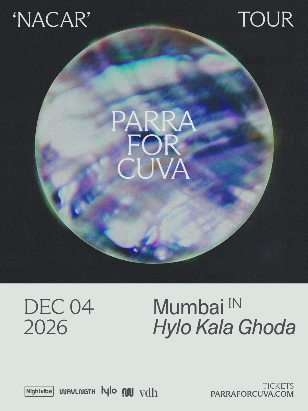 Nightvibe presents Parra for Cuva (Live) in Mumbai, India