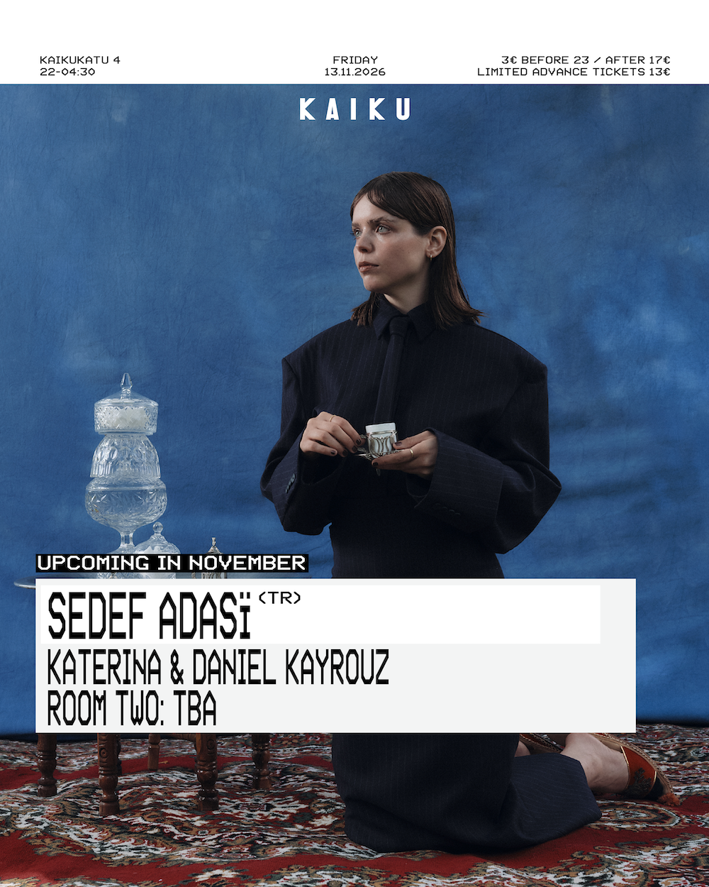 Kaiku presents: Sedef Adasï (TR) flyer