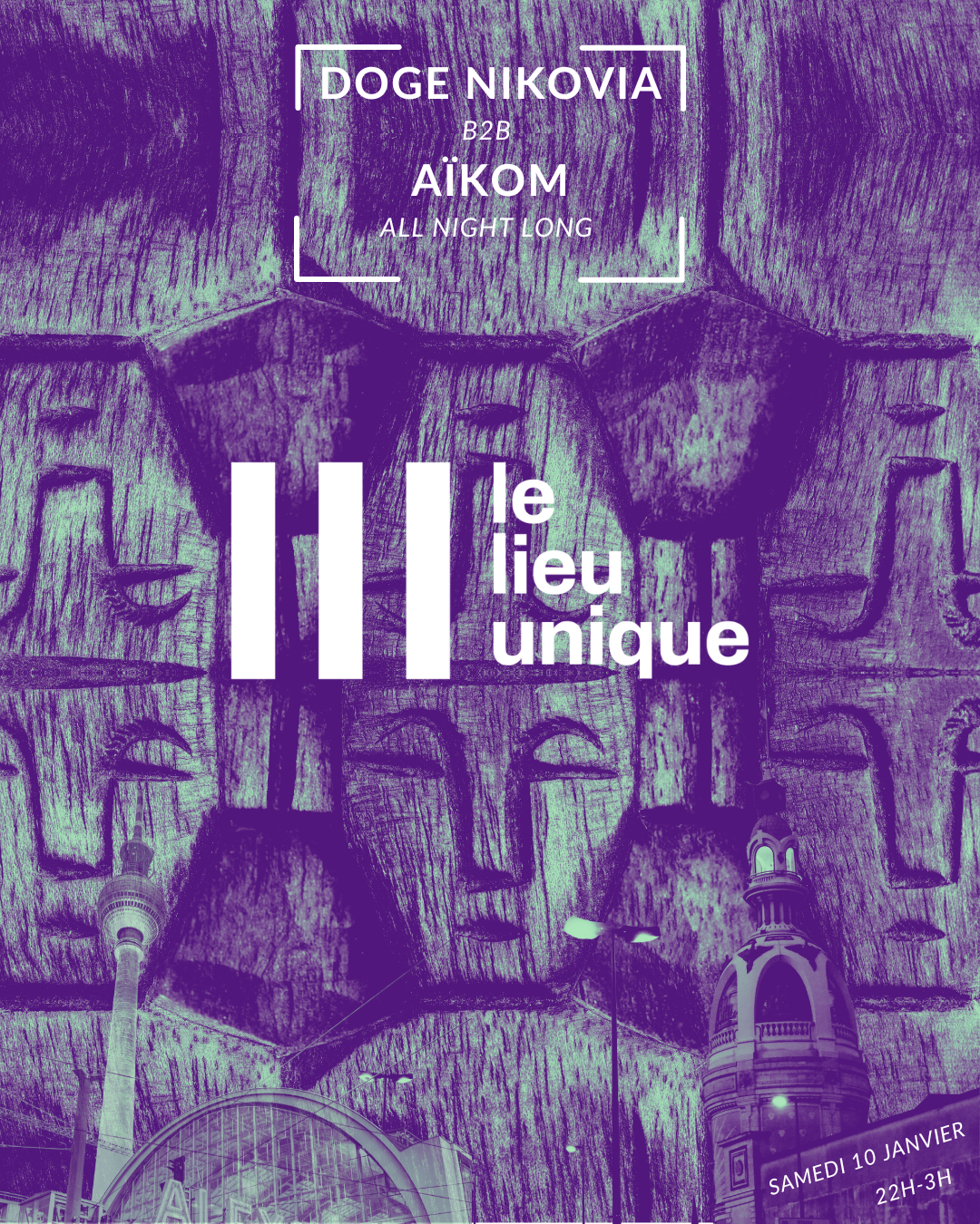 Optimé x LU: Doge Nikovia b2b Aïkom all night long