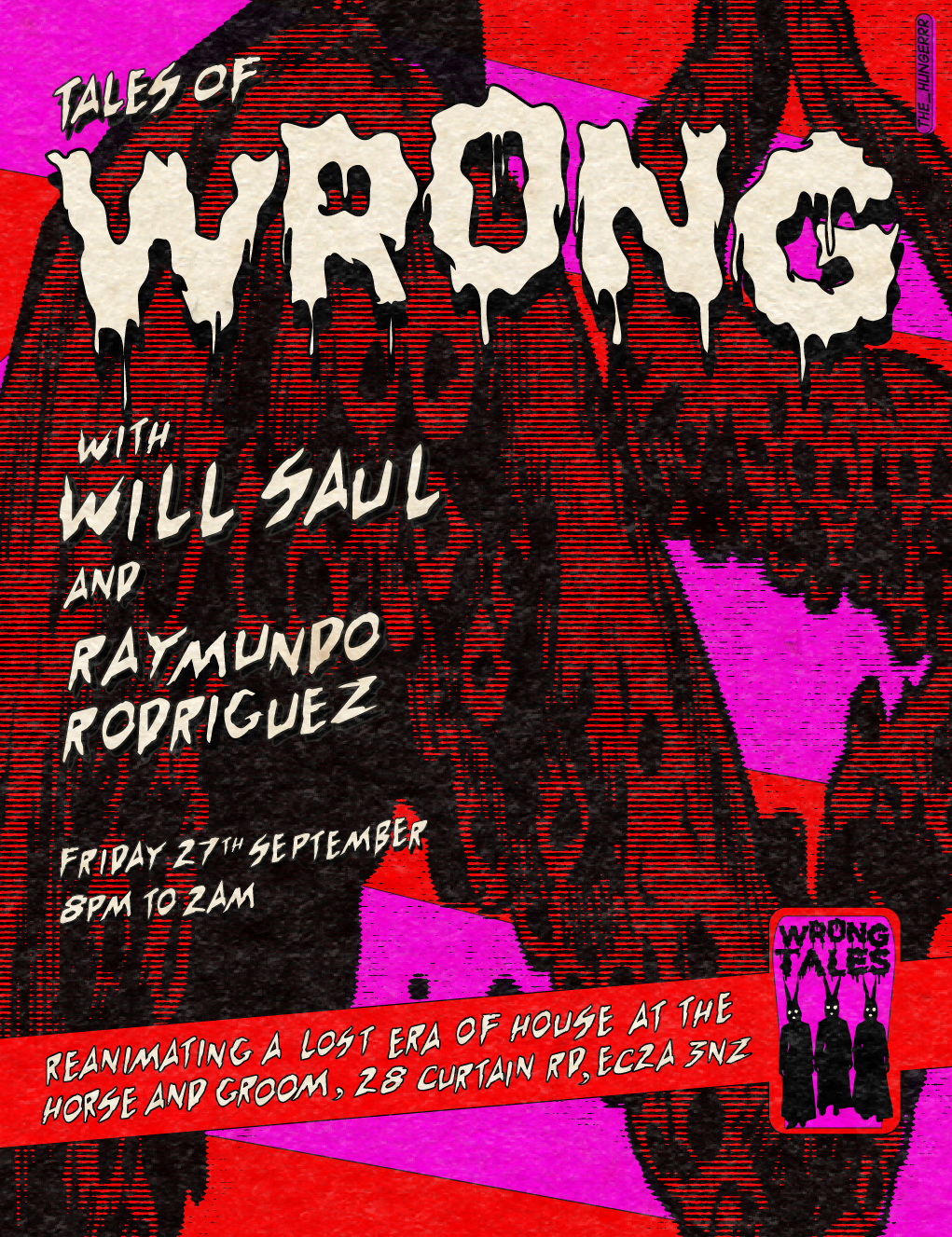 Will Saul event flyer