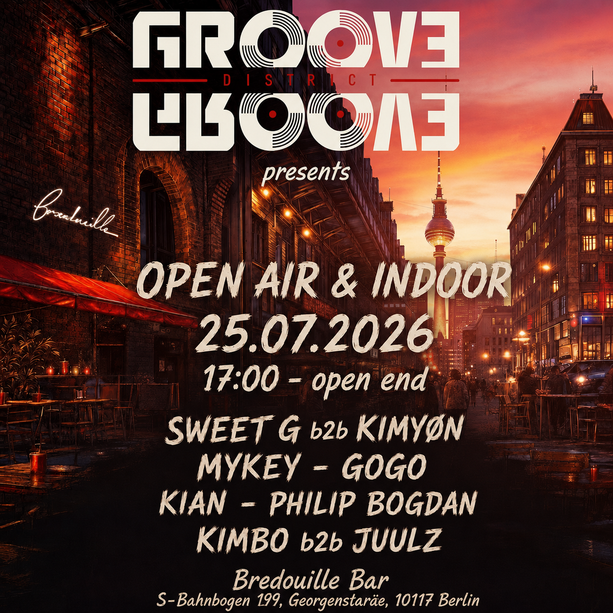 GROOVE DISTRICT OPEN AIR & INDOOR