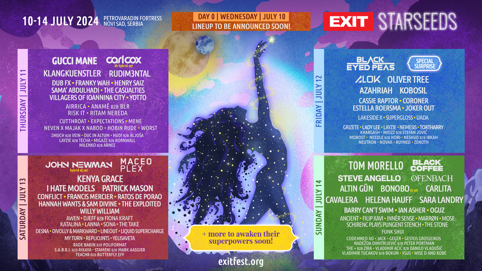 Exit Festival 2024 Official Event bei Petrovaradin Fortress Serbien 