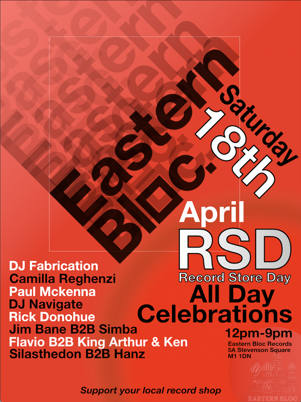eastern bloc Records - Record Store Day Celebrations