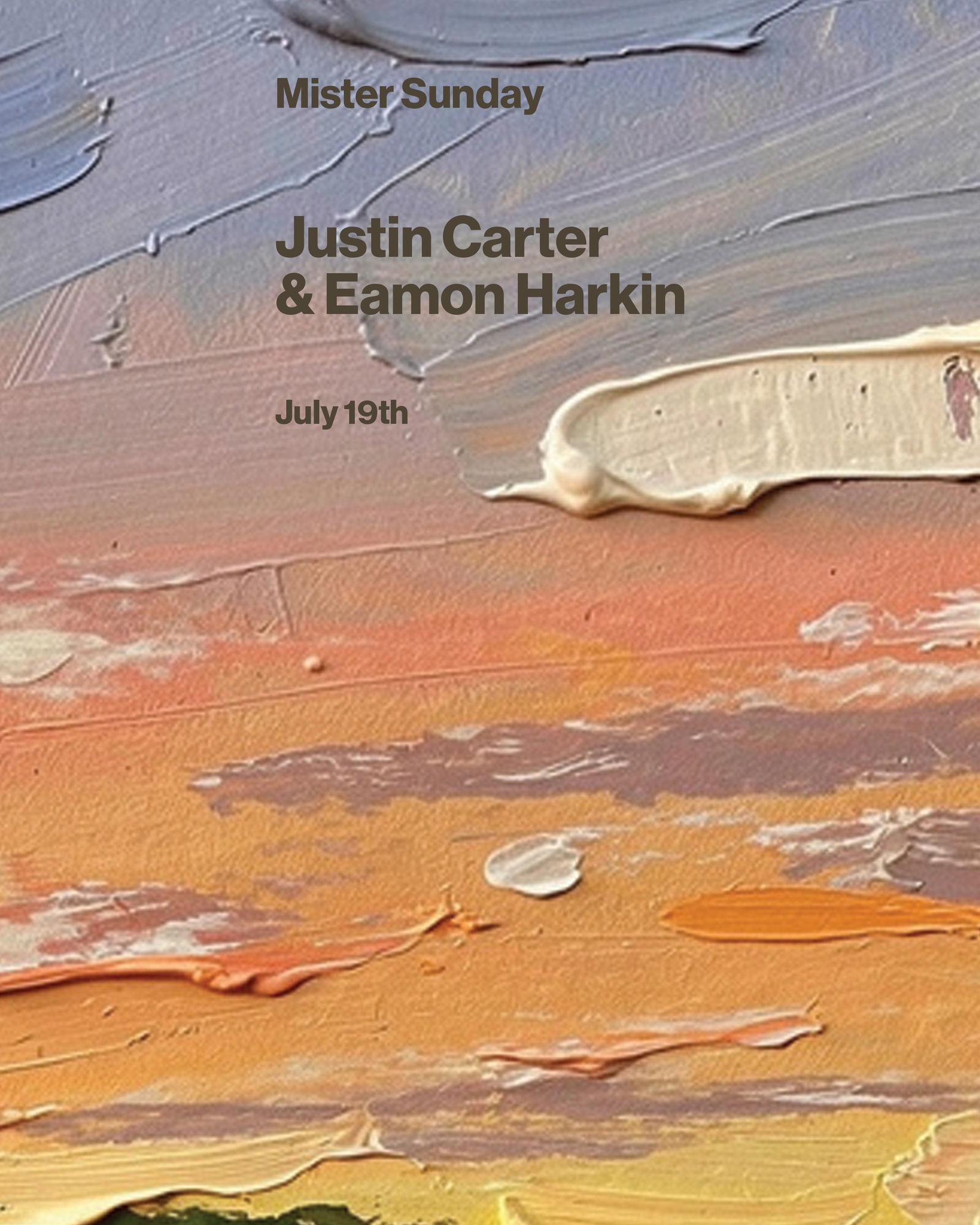 Mister Sunday: Justin Carter and Eamon Harkin