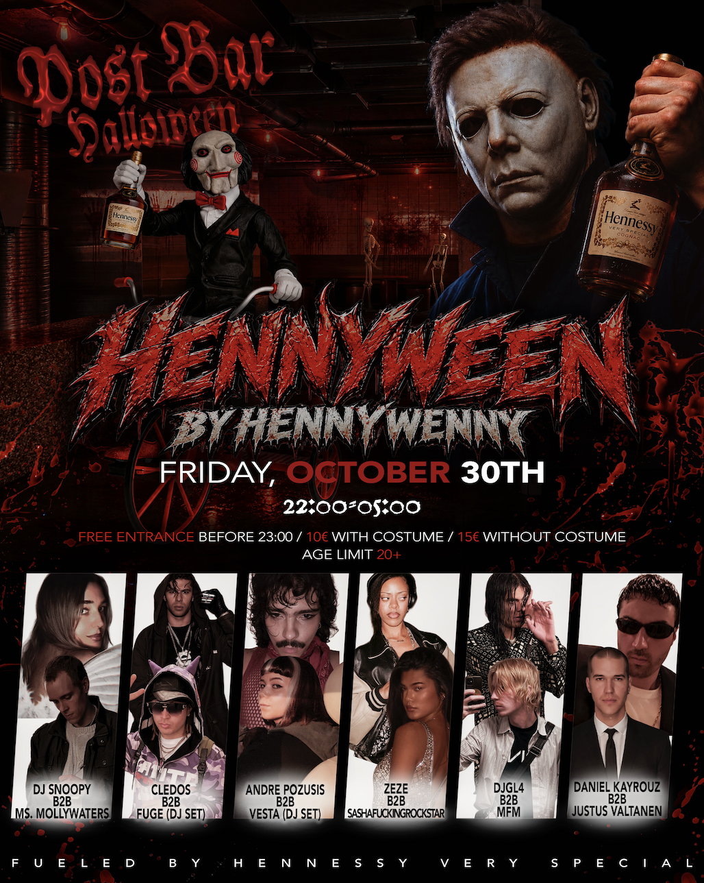 HENNYWEEN flyer HENNYWEEN flyer