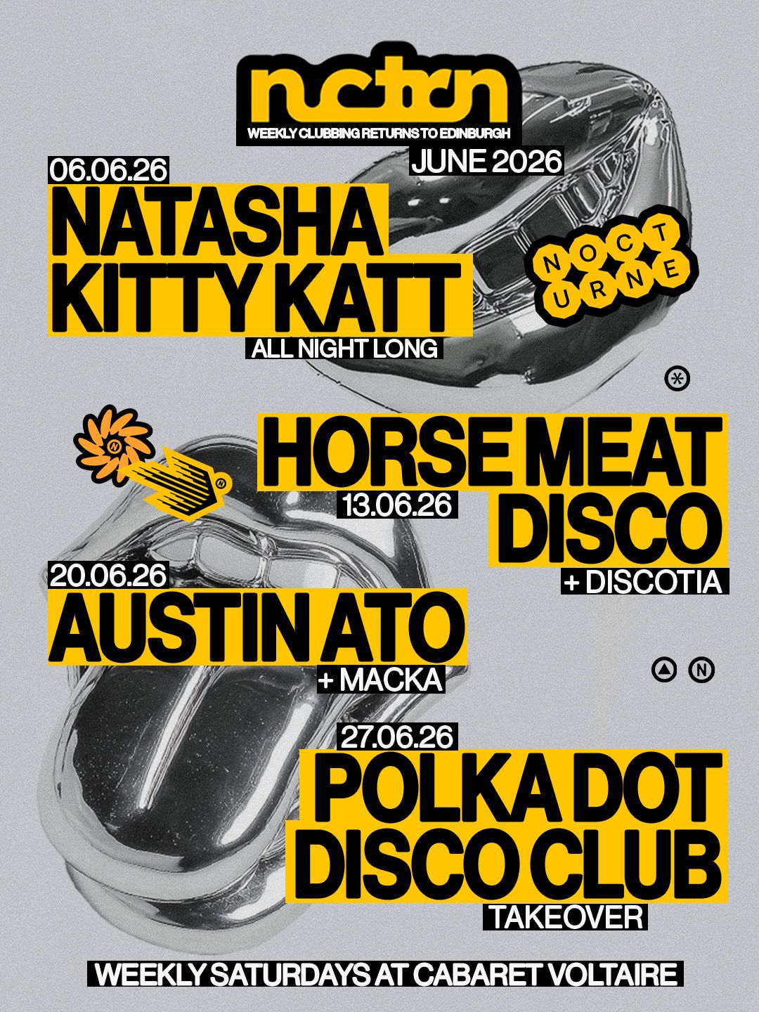 NCTRN010: Club Nocturne presents Austin Ato (Pride Month) at Cabaret Voltaire