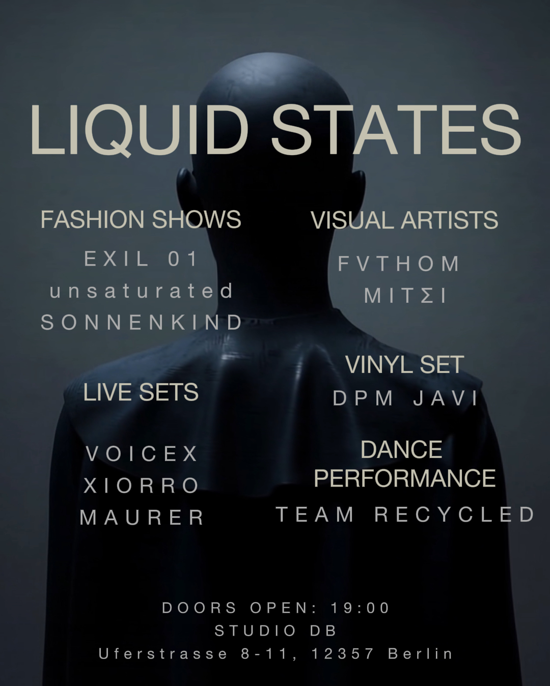 DRIPS: LIQUID STATES (Fashion Shows + Dance + Music + Visuals)