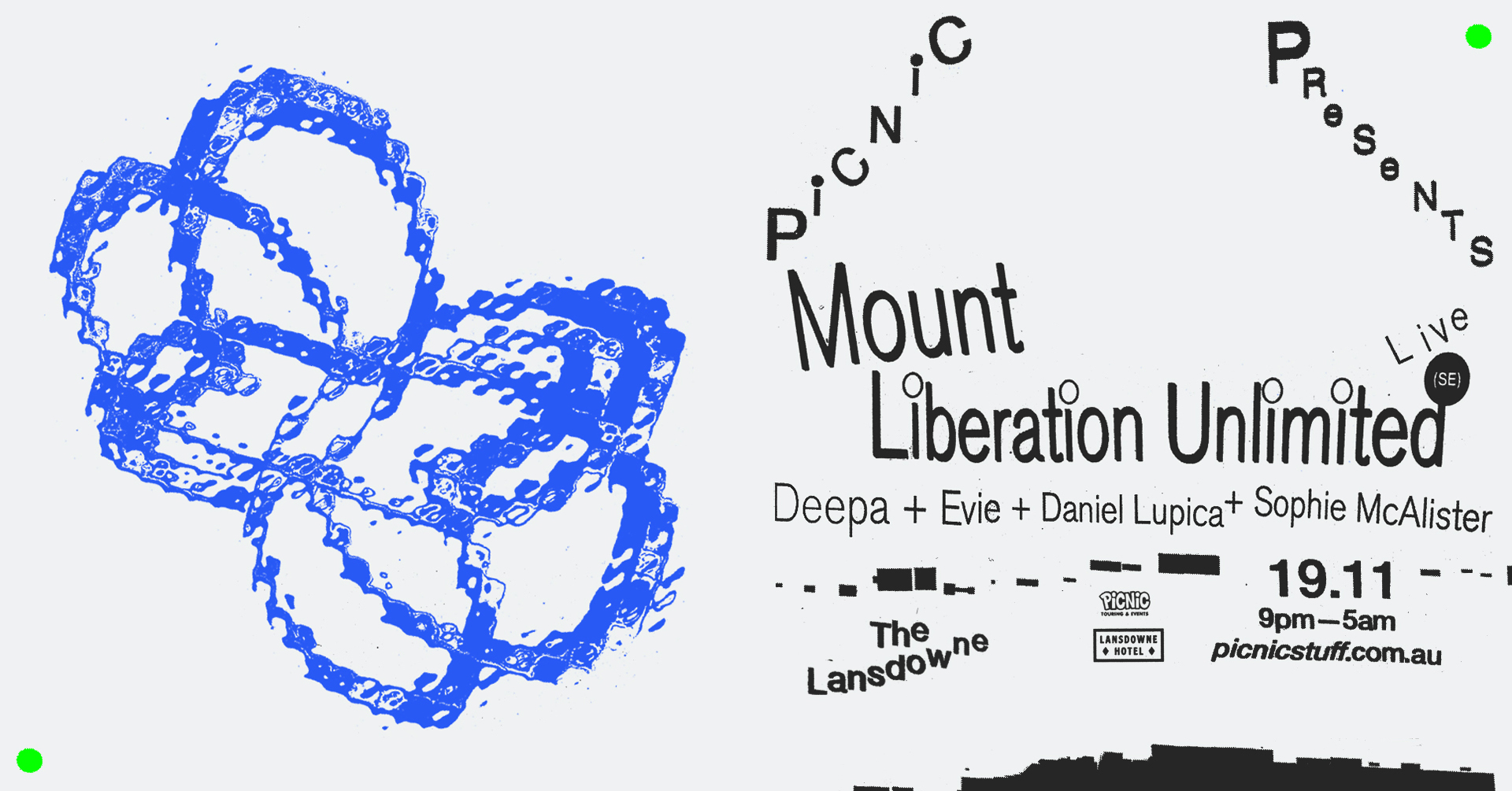 Picnic presents Mount Liberation Unlimited (live) + very special