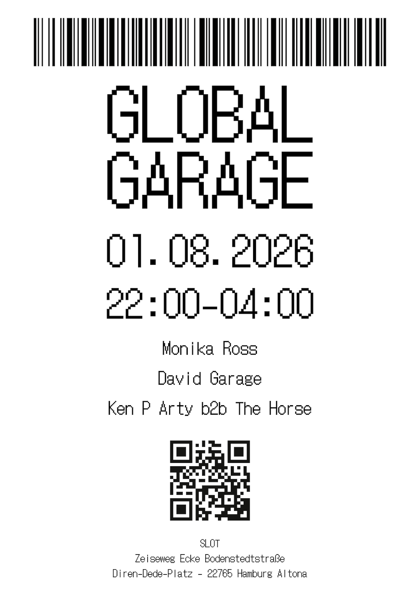 GLOBAL GARAGE — Slot, Hamburg