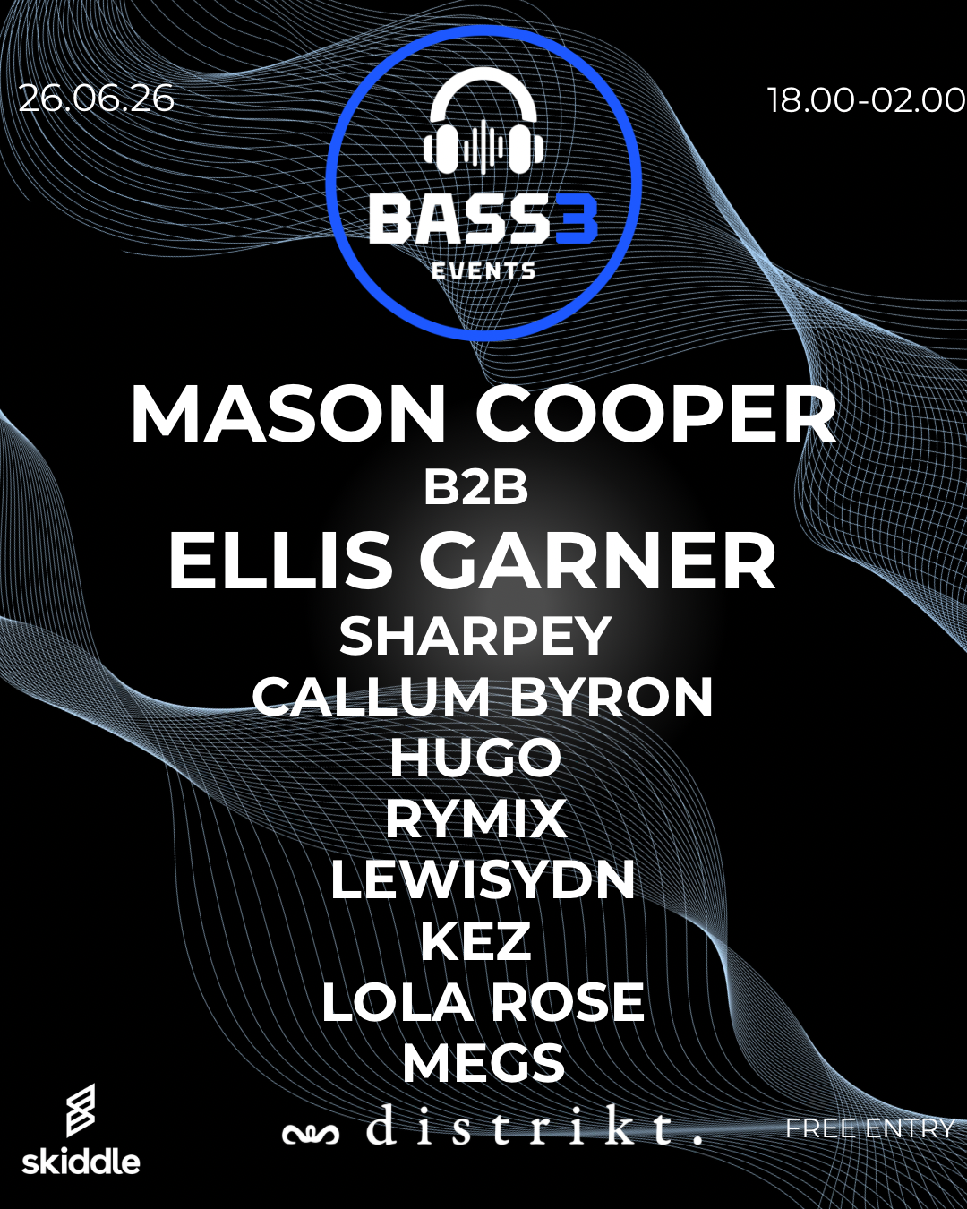 BASS3 x Distrikt Bar