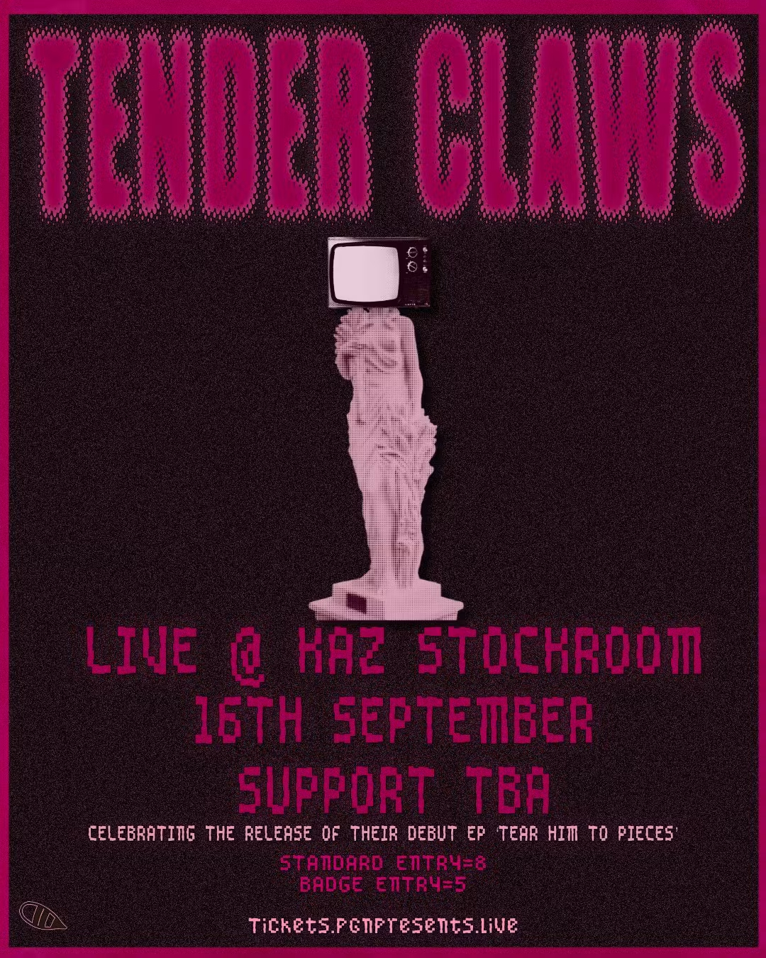 Tender Claws LIVE @ The Kaz Stockroom at Kazimier Stockroom, Liverpool