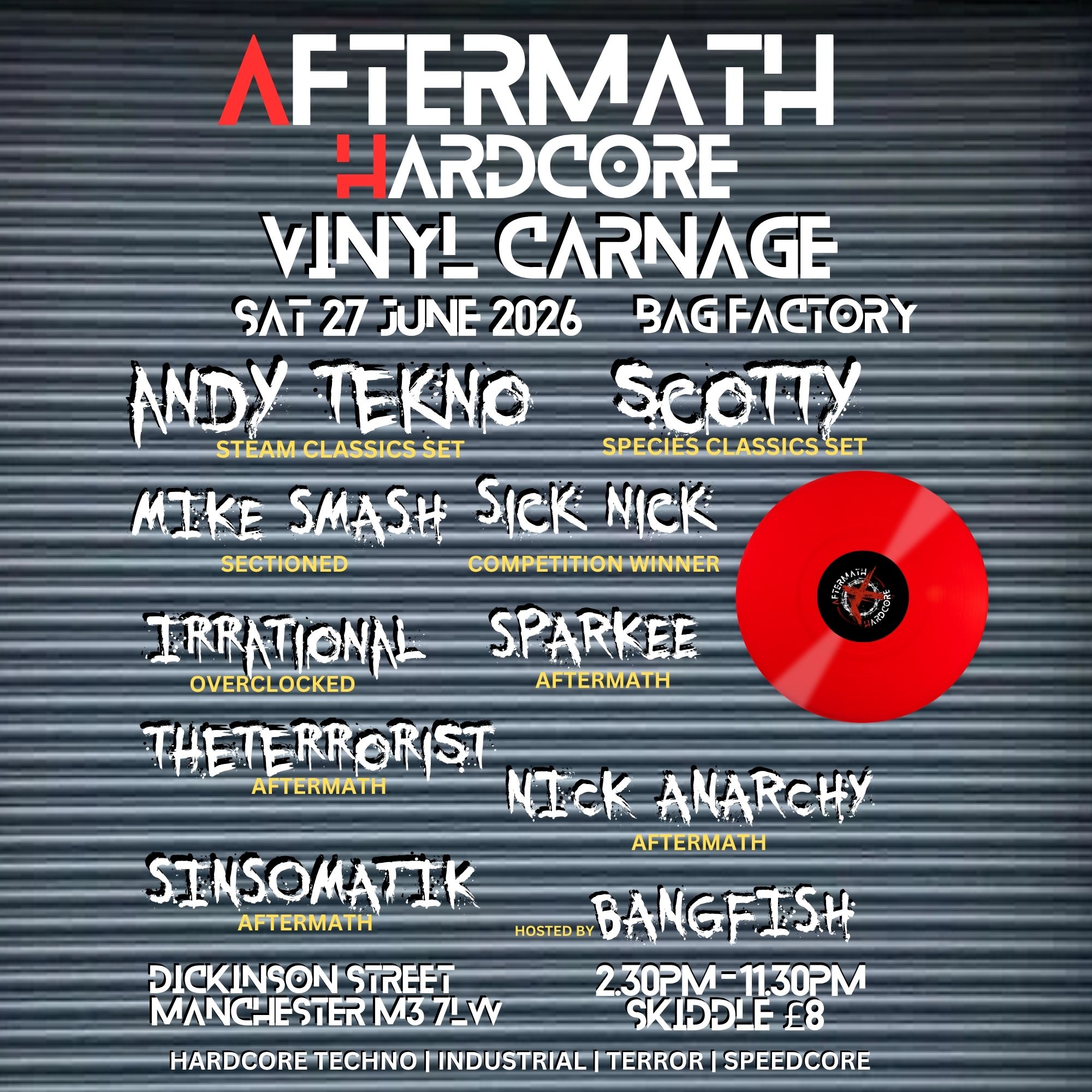 Aftermath Hardcore - Vinyl Carnage