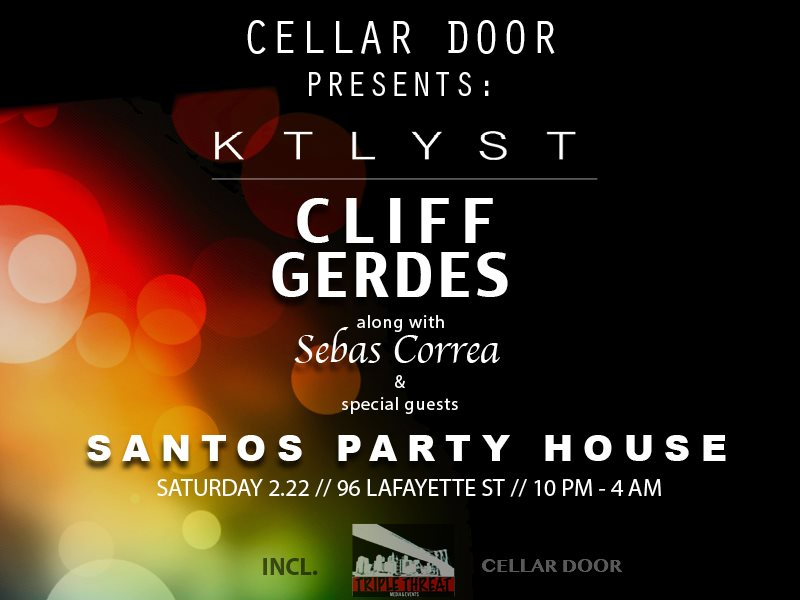 Cellar Door Upcoming Events Tickets News