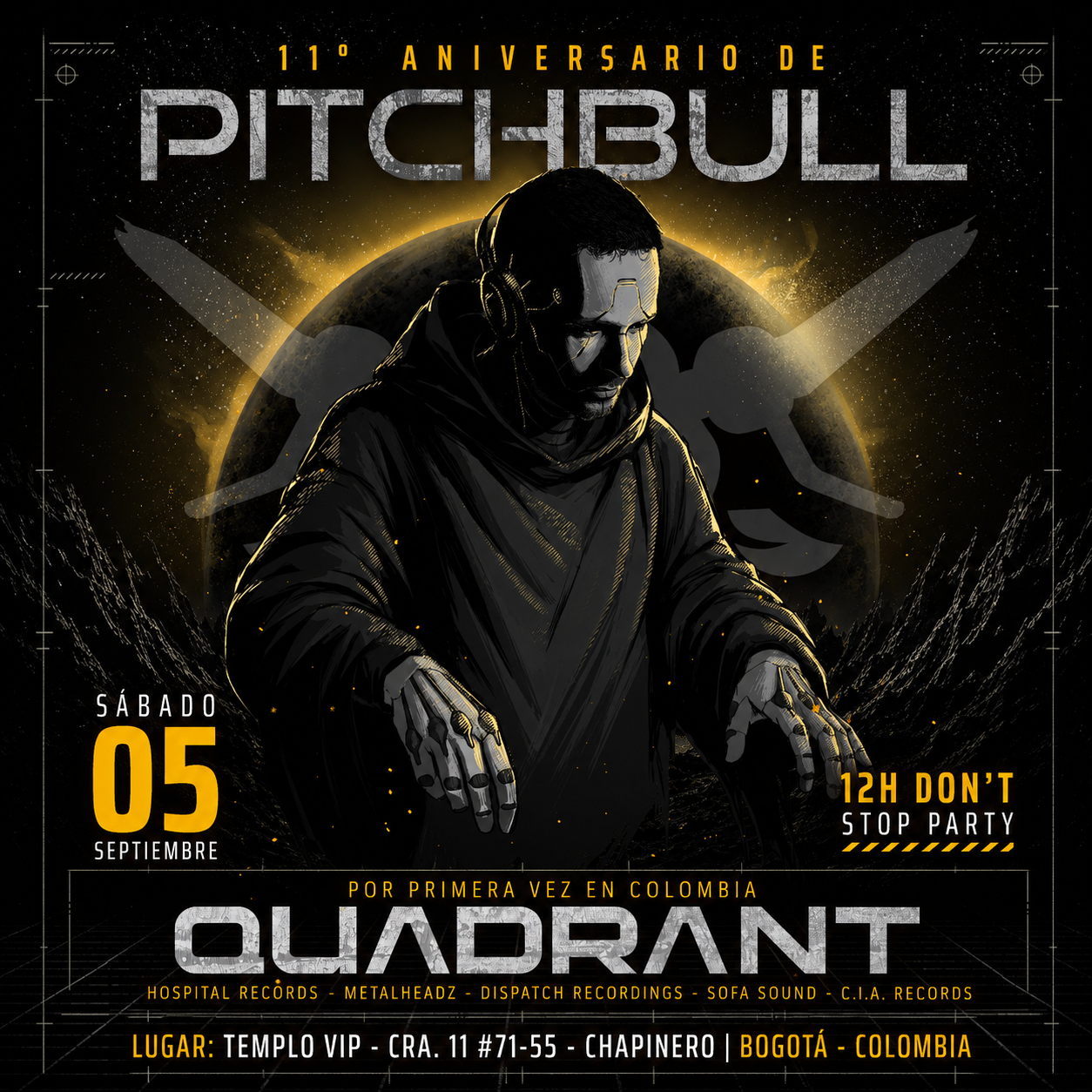 11° Aniversario de Pitchbull presenta Quadrant (usa)