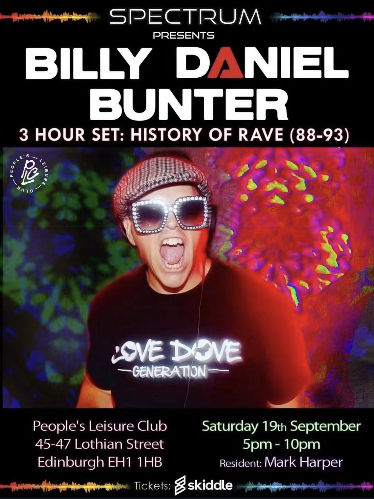 Spectrum Presents: Billy Daniel Bunter at People's Leisure Club, Edinburgh