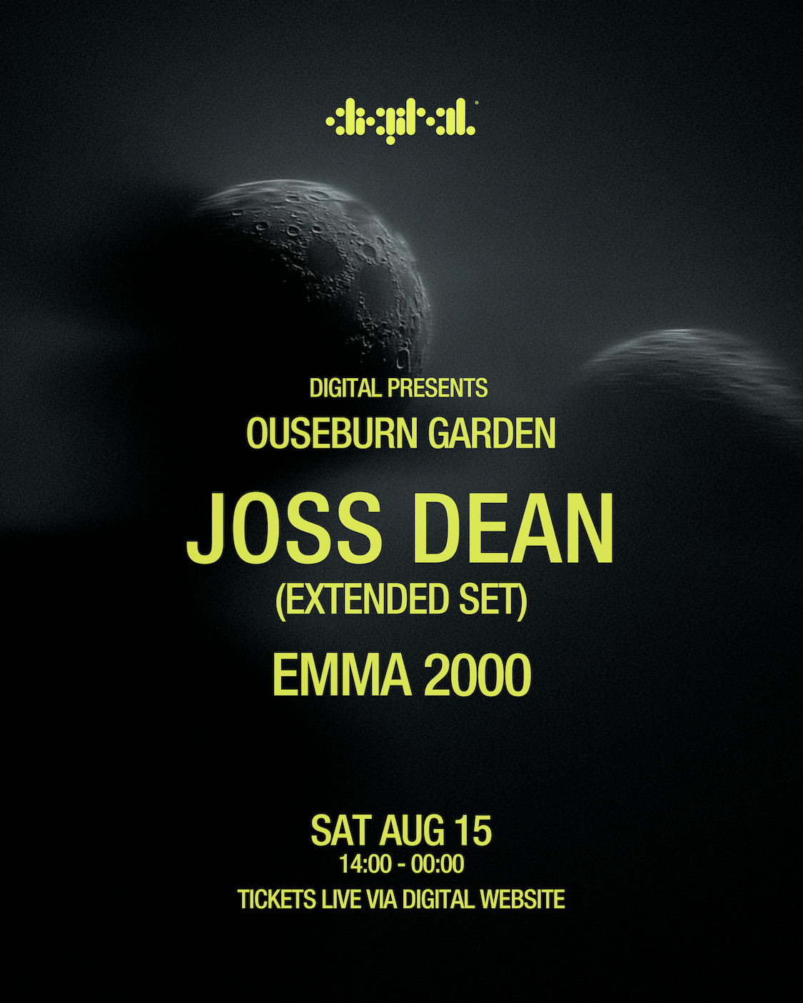 DIGITAL presents: Joss Dean