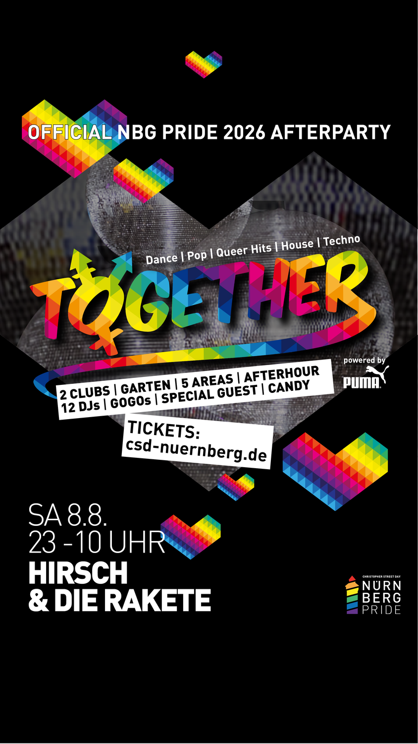 CSD OFFICIAL NBG PRIDE AFTERPARTY – TOGETHER