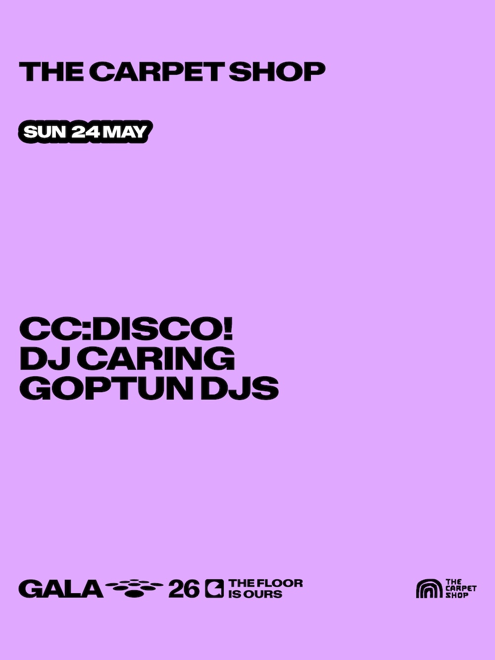 GALA '26 Official Afterparty - CC:DISCO!, Gop Tun DJs & DJ Caring