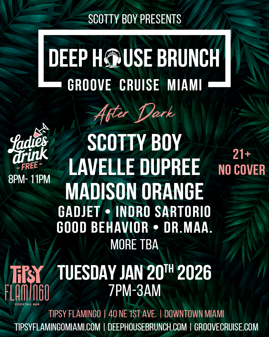 Groove Cruise Deep House Brunch After Dark