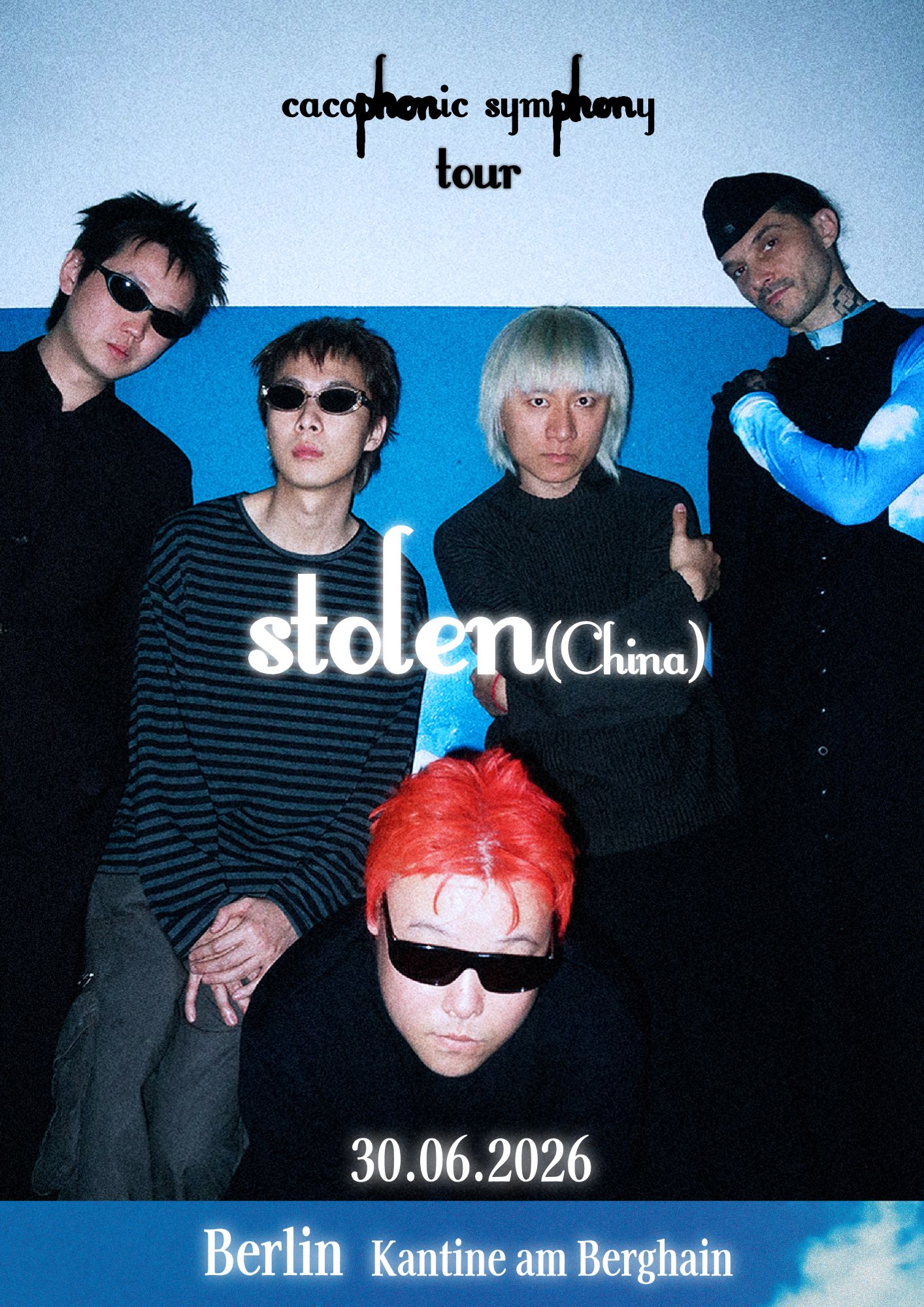 STOLEN (electro-rock/China) + LAGERREGAL (live techno/Berlin)