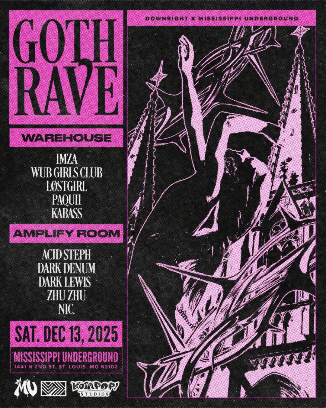 【R&B】6pm Groove GOTH RAVE at Mississippi Underground, Missouri