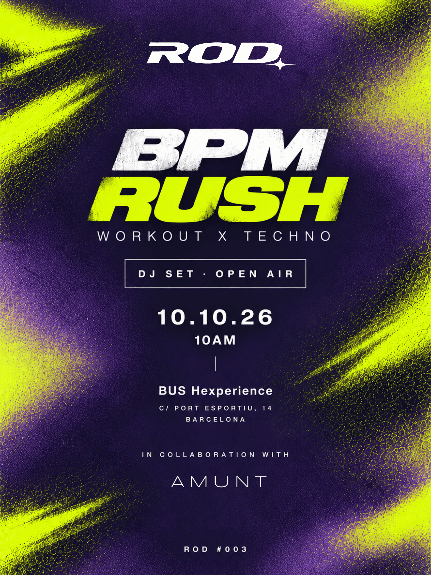 BPM RUSH - Workout x Techno Open Air