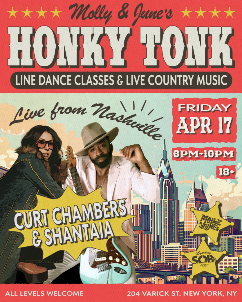 Molly & June's Honky Tonk with Curt Chambers & Shantaia - Live Country Music From Nashville