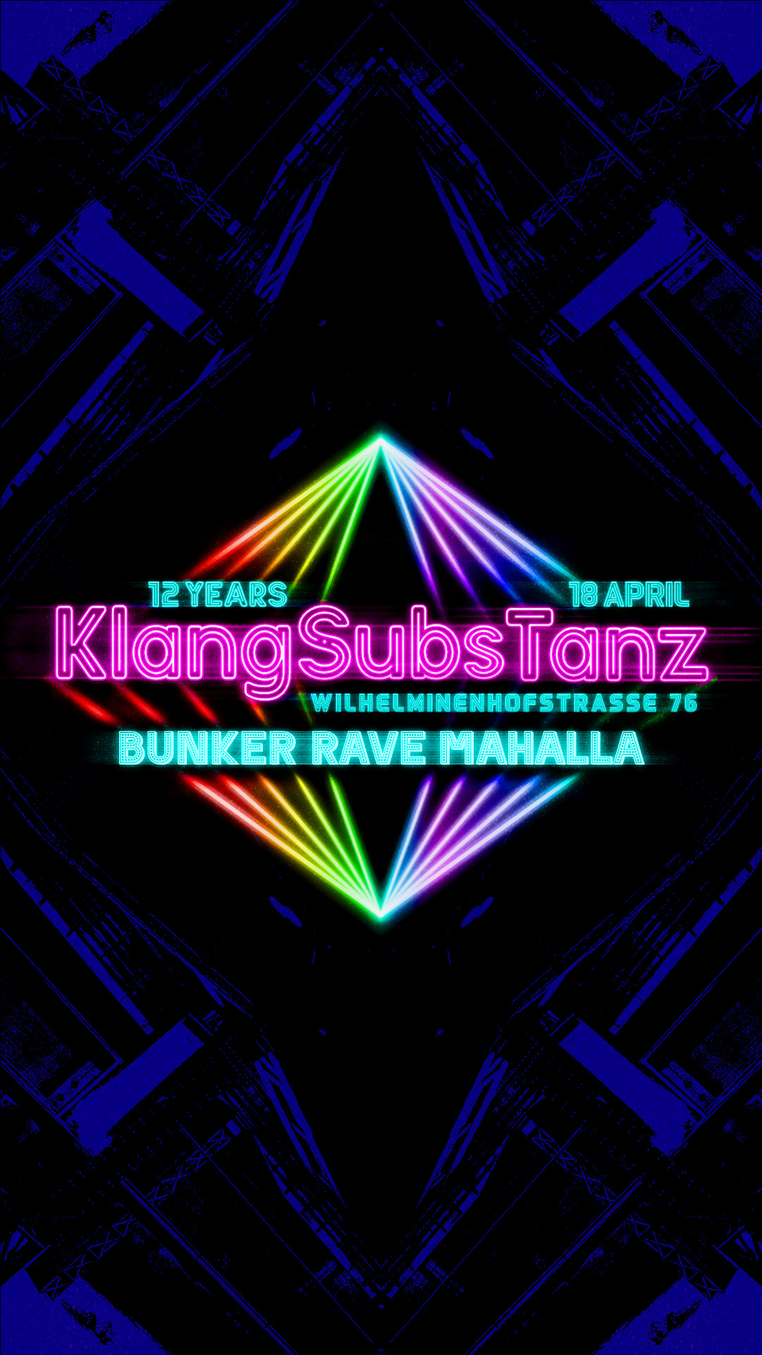 12y KlangSubsTanz - BunkerRave MaHalla - 4 Floors