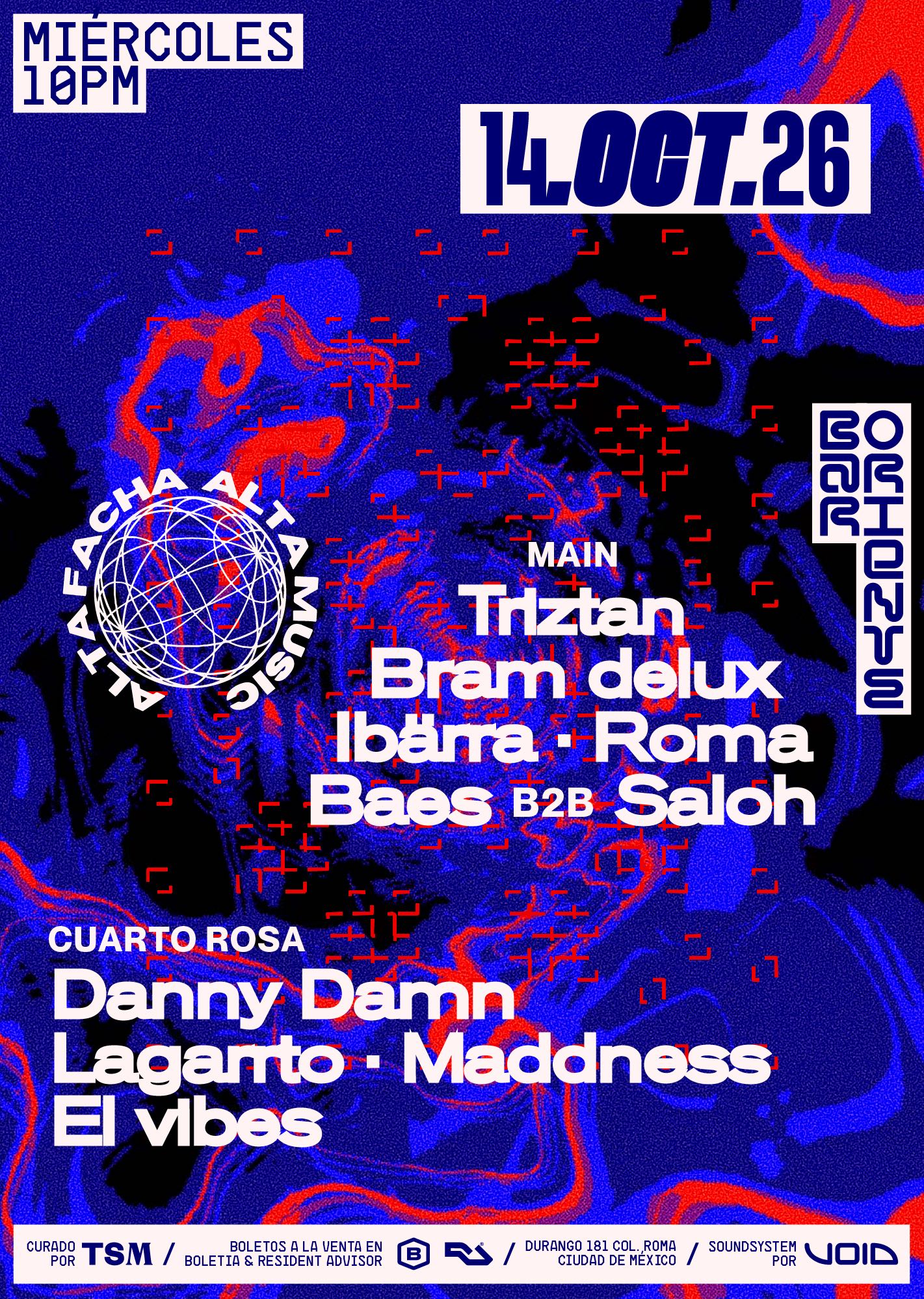 Flyer de ALTA FACHA