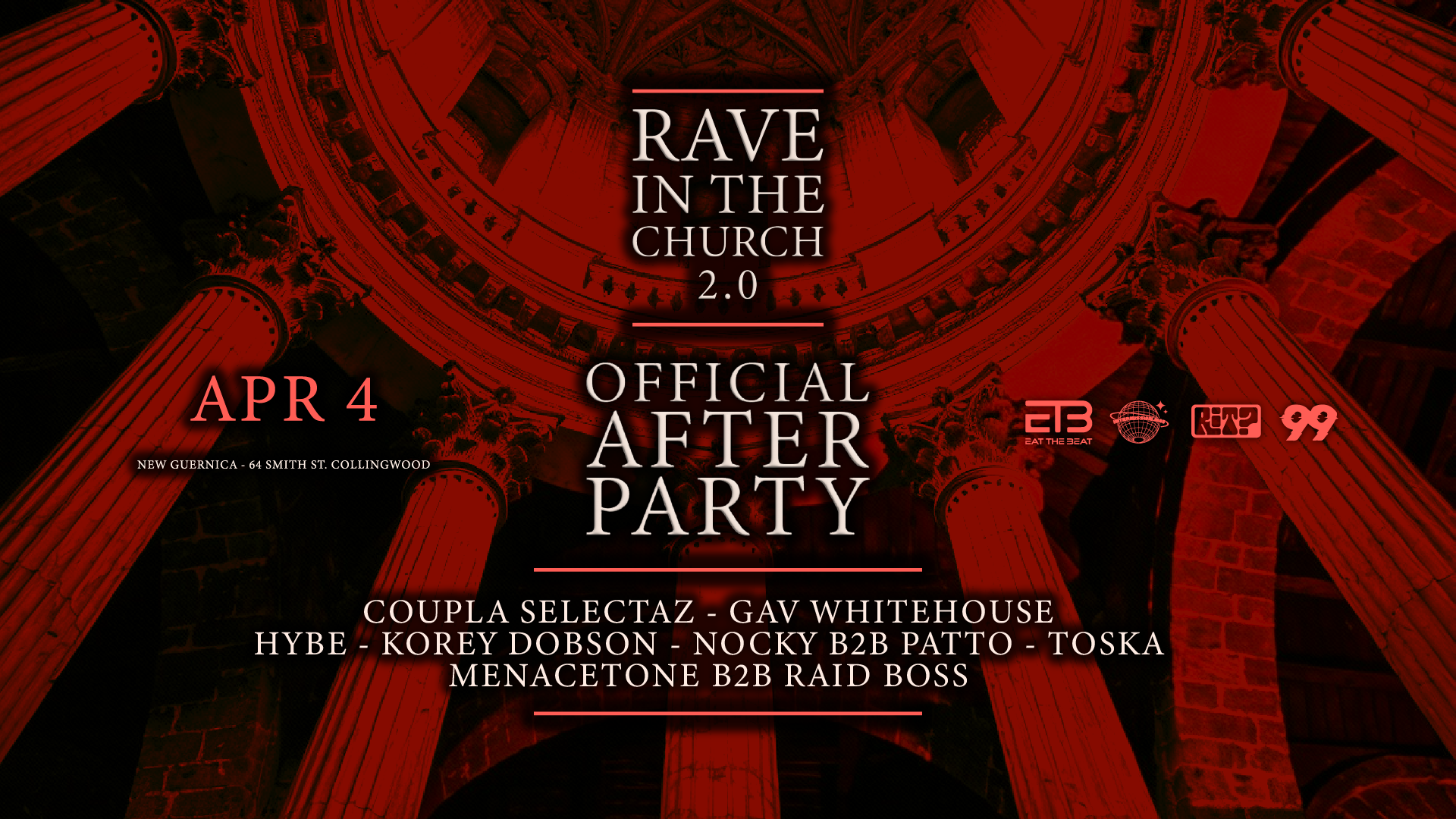 Rave in the church: OFFICIAL AFTER PARTY